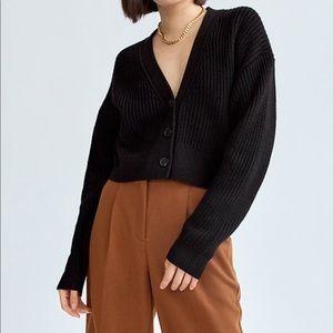 Aritzia Canberra Cardigan black xxs
